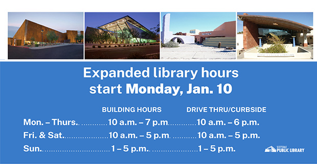 Expanded Scottsdale Public Library Hours Starting Jan. 10
