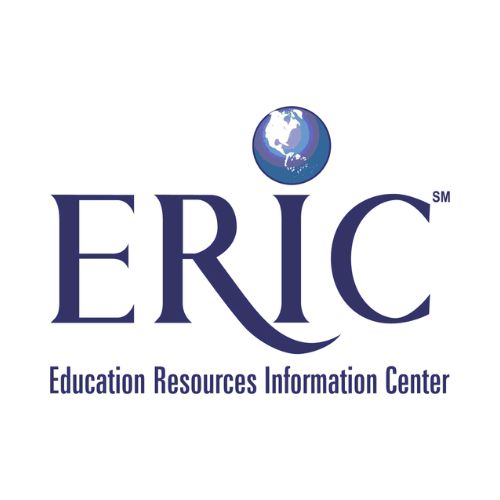 Dark blue “ERIC” logo with a globe above the letters and full name below