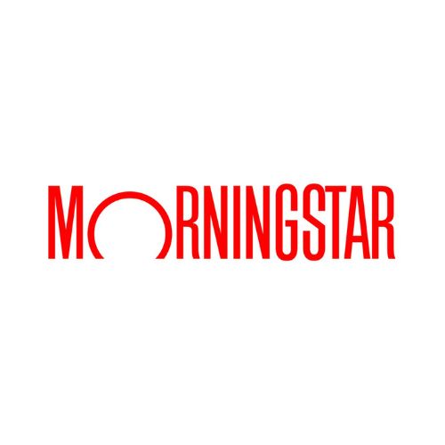 Red “MORNINGSTAR” logo with the letter O formed as a rising sun arc