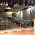 auditorium looking out to audience, empty